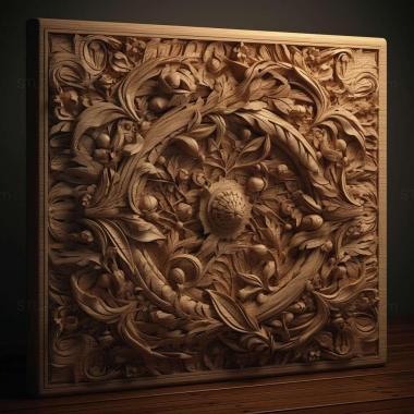Patterns and decorations stl place 2 3d model
